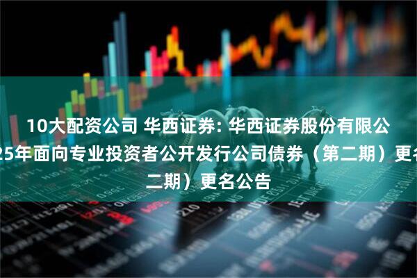 10大配资公司 华西证券: 华西证券股份有限公司2025年面向专业投资者公开发行公司债券（第二期）更名公告